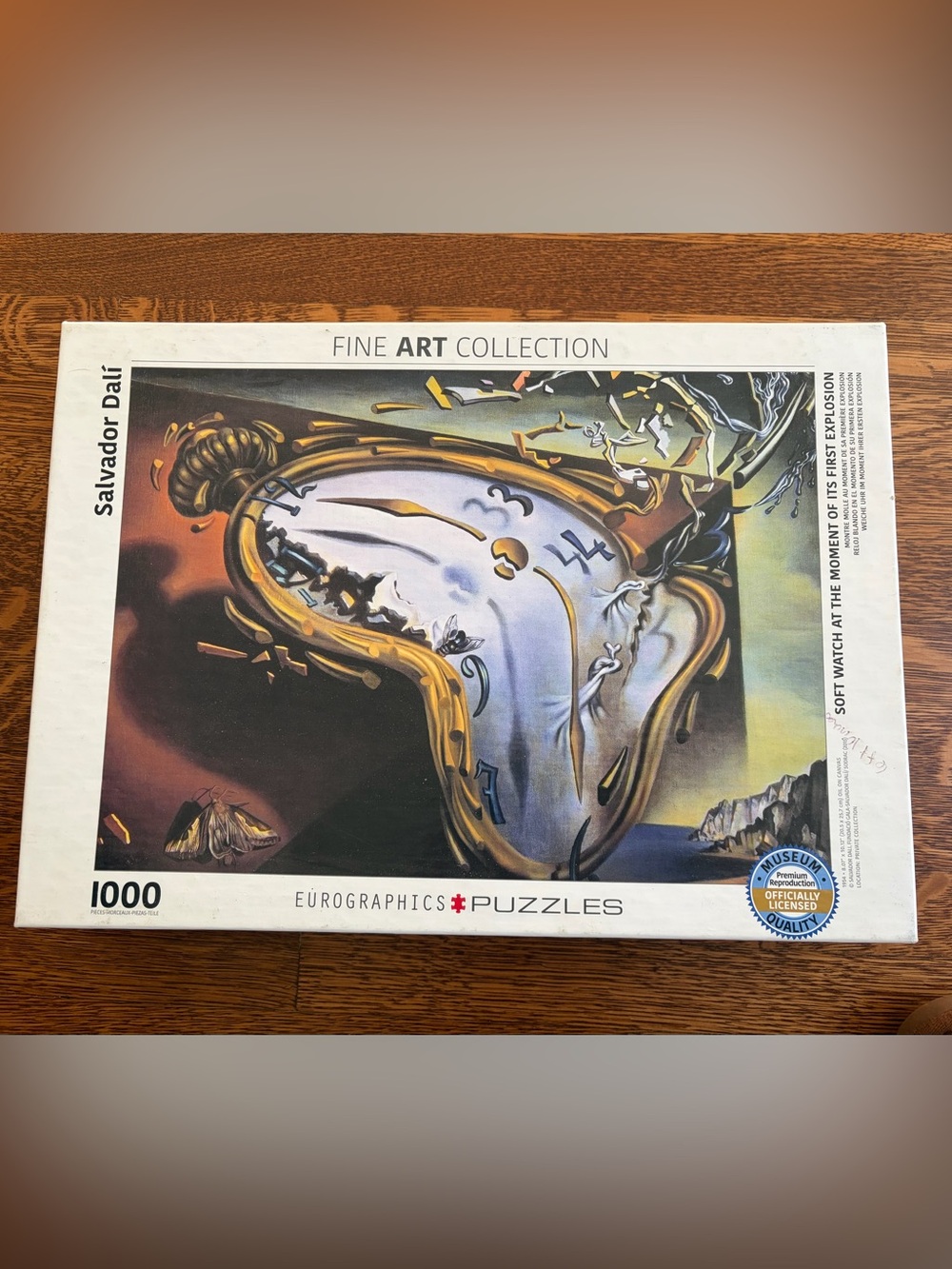 Eurographics Fine Art Collection Salvador Dali Melting Clock Puzzle